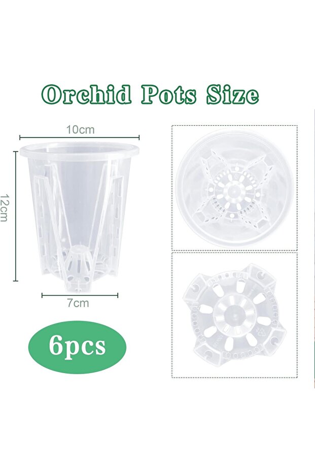 مجموعة أواني زهور الأوركيد البوليفية - 6