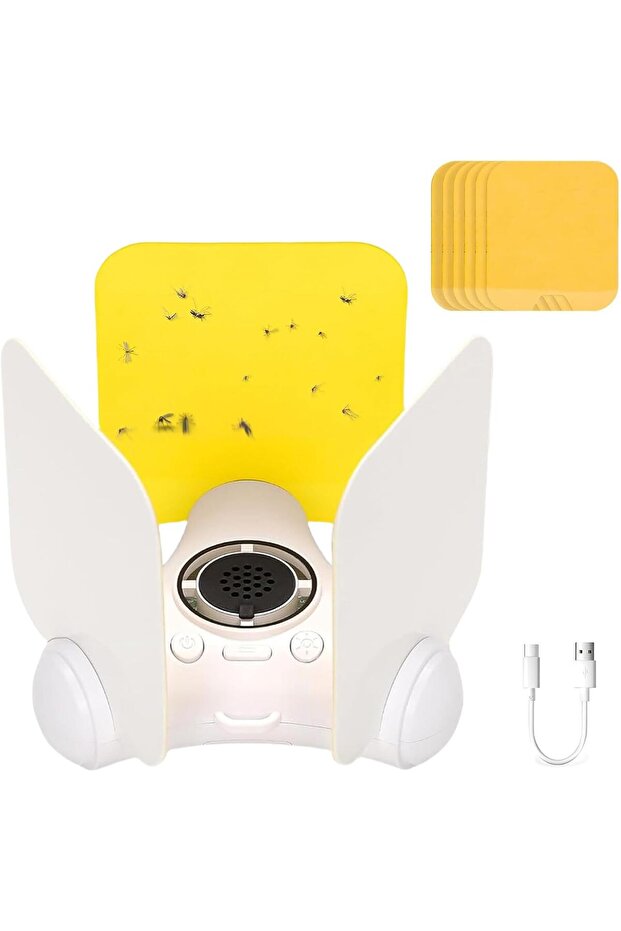 مصيدة حشرات داخلية مزودة بضوء قابل لإعادة الشحن عبر منفذ USB - 1