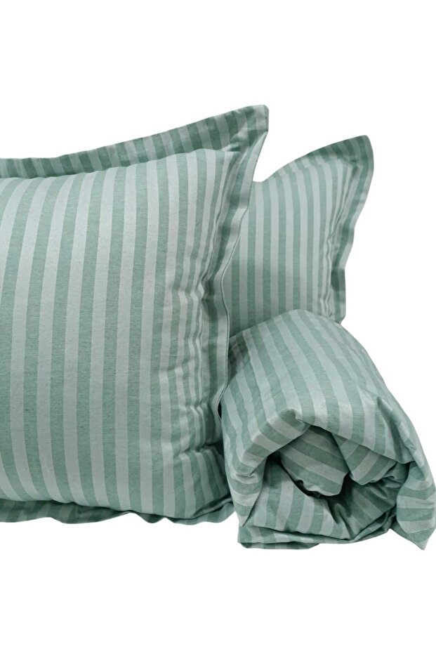 Double Satin Duvet Cover Set - Double Duvet Cover Set with Elastic Fitted Sheet