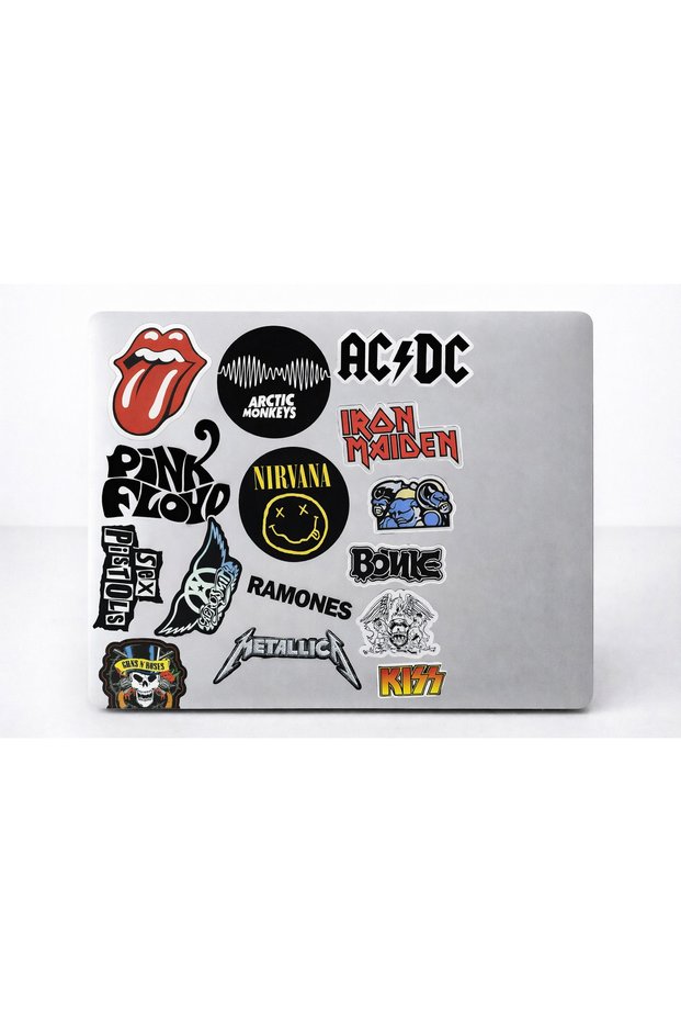 Metal Sticker Music Sticker Laptop Sticker Decorative Sticker 22X30 cm
