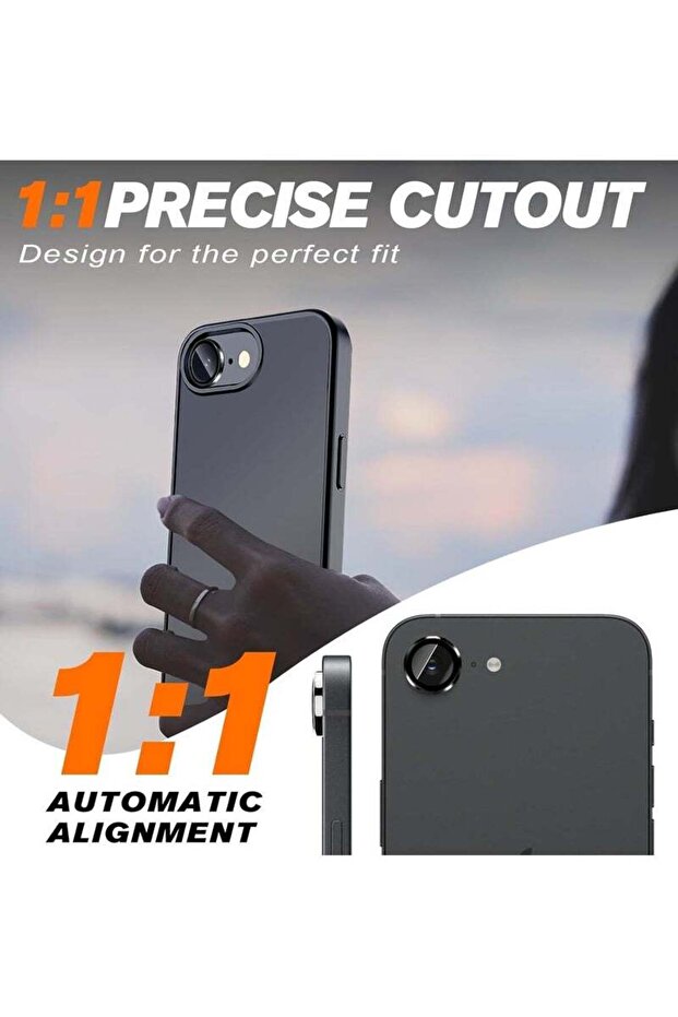 واقي عدسة الكاميرا متوافق مع iPhone 16e/SE4 - 4