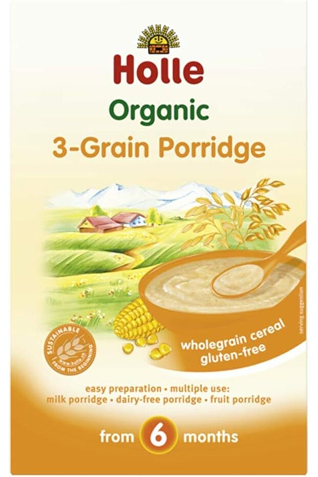 Organic Wholegrn 3 Grain Cereal