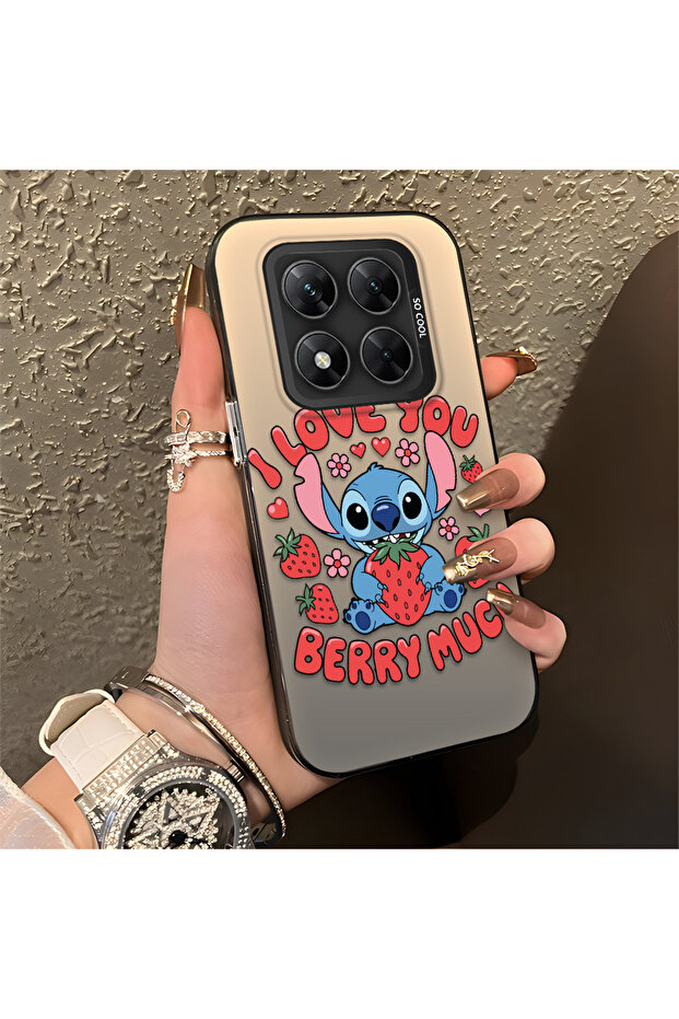 Poco X7 5g Compatible Camera Protected Slim Hard Case Stitch Pattern - 2