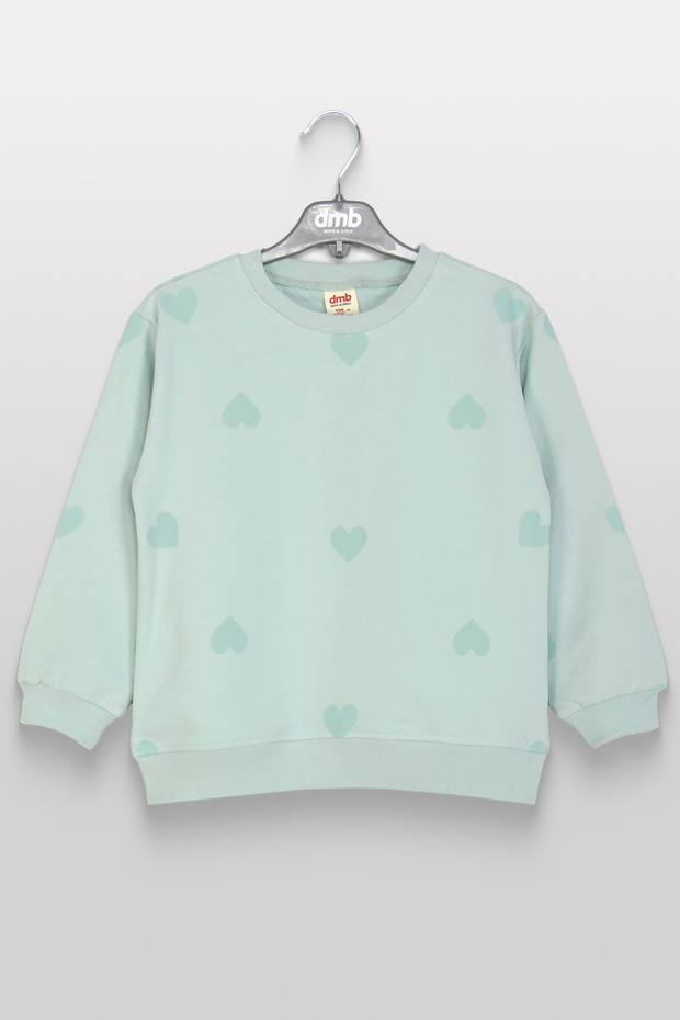 سترة أساسية بنمط قلب للفتيات - 3