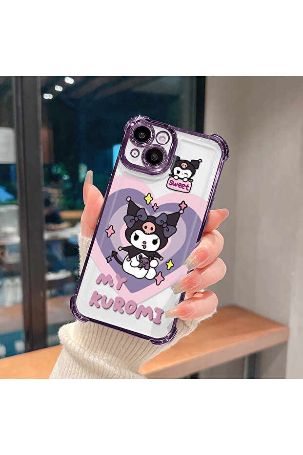 Redmi Note 11 Compatible Transparent Silicone Flutter Protective Case with Pattern - 6