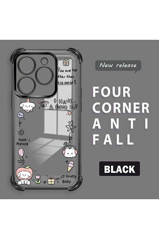 حافظة حماية من السيليكون الشفاف المتوافقة مع Tecno Spark 20/20C، نمط إبداعي - 1