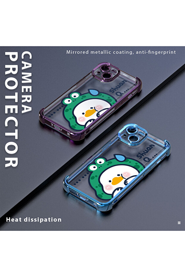 حافظة حماية من السيليكون الشفاف المتوافقة مع Poco C65، كرتون لطيف - 8