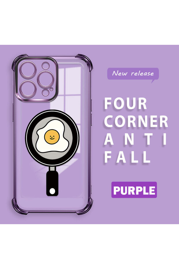 حافظة واقية من السيليكون الشفاف المتوافقة مع هاتف iPhone 15 Pro بنمط مموج - 1