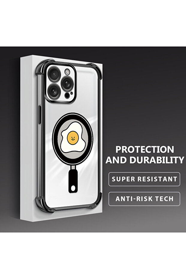 حافظة واقية من السيليكون الشفاف المتوافقة مع هاتف iPhone 16 Pro Max بنمط مموج - 3