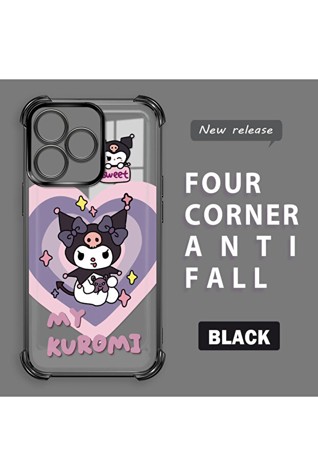 حافظة حماية من السيليكون الشفاف المتوافقة مع هاتف Realme Note 50، مزودة بنمط حماية - 2