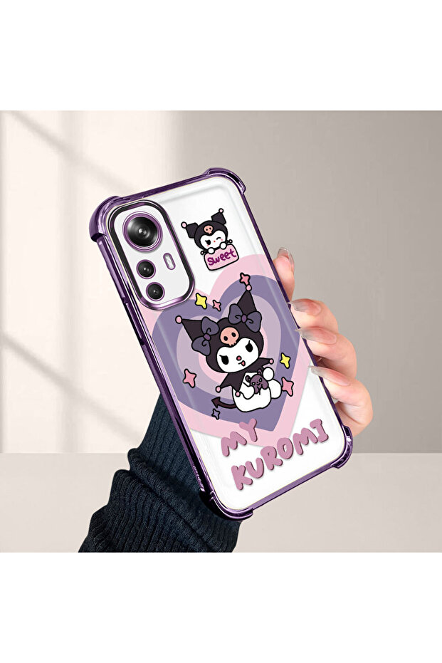 Mi 12t Compatible Transparent Silicone Flutter Protective Case with Pattern - 1