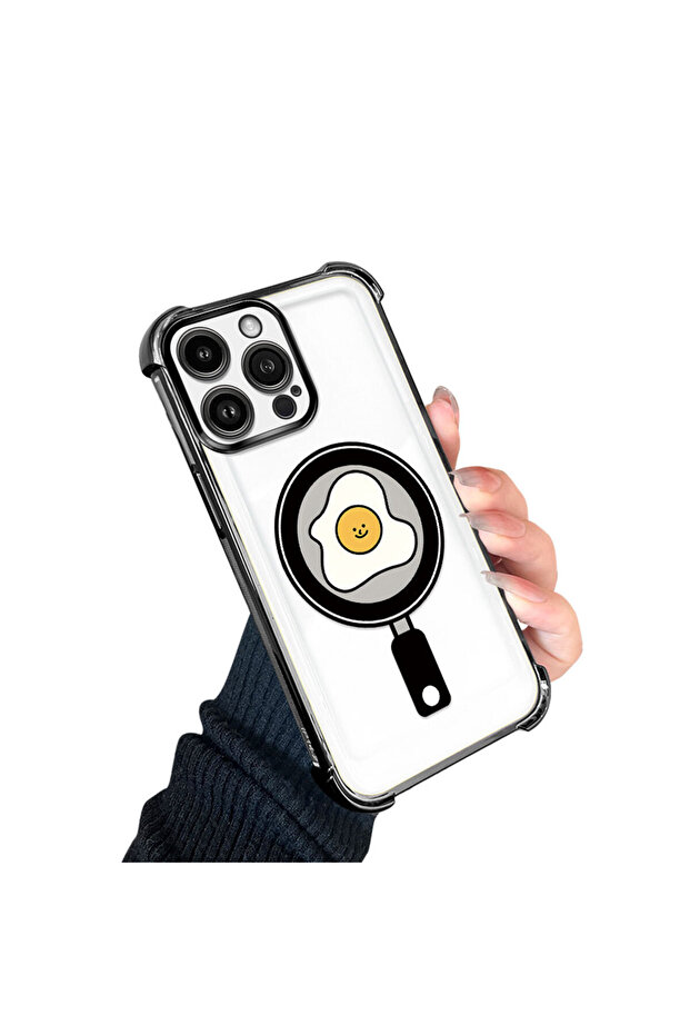 حافظة واقية من السيليكون الشفاف المتوافقة مع هاتف iPhone 14 Pro Max بنمط مزخرف - 2