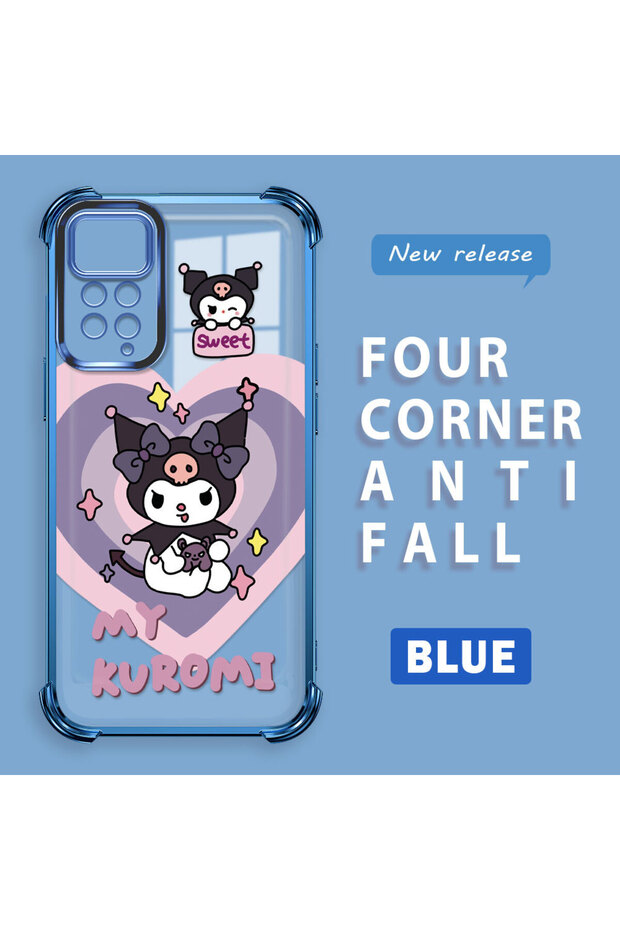 Redmi Note 12 Pro 4g Compatible Transparent Silicone Flutter Protective Case with Pattern - 2