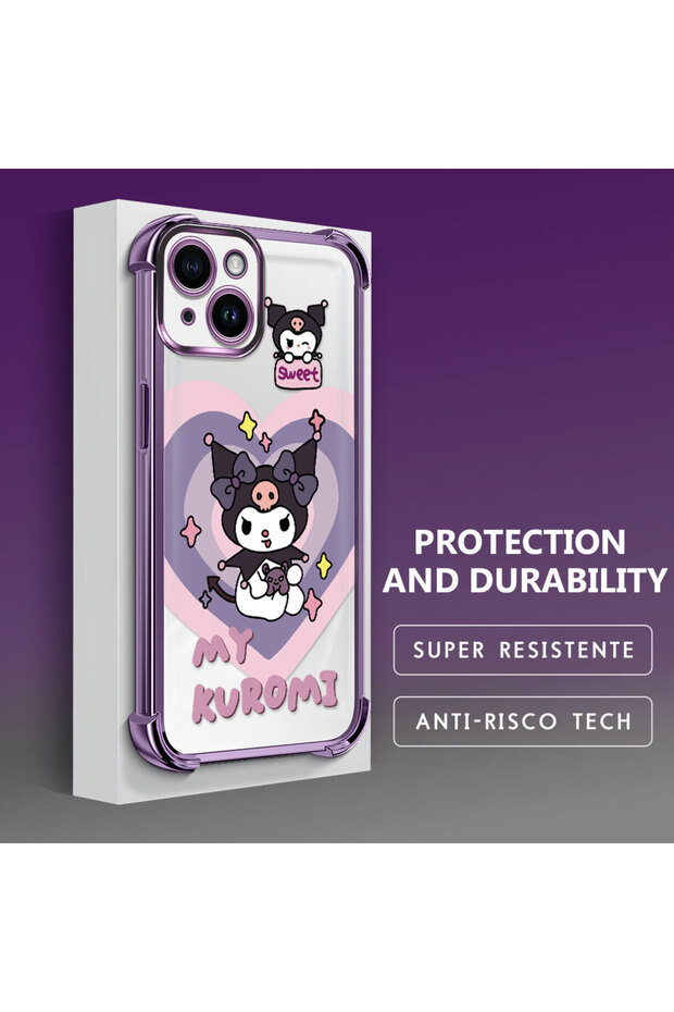 حافظة حماية من السيليكون الشفاف المتوافقة مع هاتف iPhone 14، مزودة بنمط حماية - 4