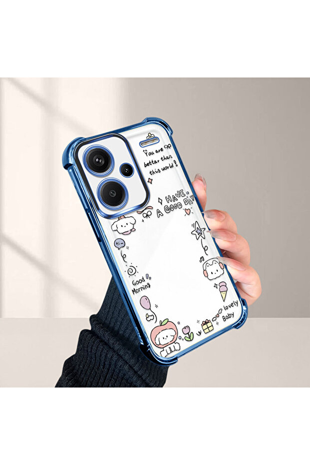 حافظة حماية من السيليكون الشفاف المتوافقة مع Redmi Note 13 Pro Plus 5G، نمط إبداعي - 5