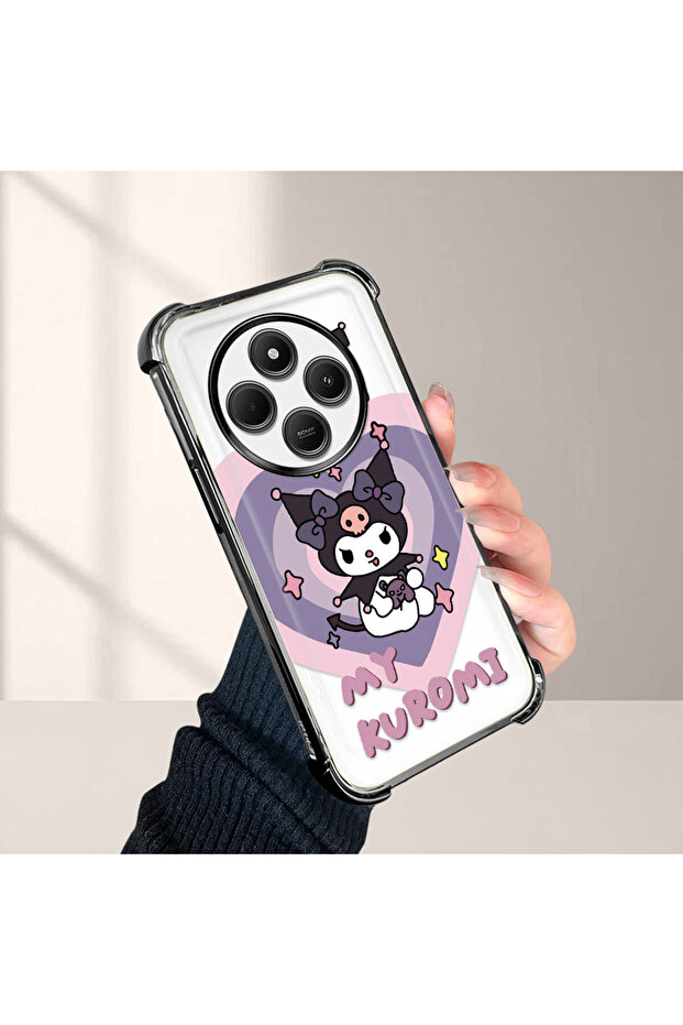 حافظة حماية من السيليكون الشفاف المتوافقة مع Redmi A4، مزودة بنمط - 1