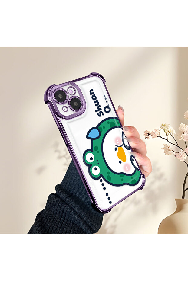 حافظة حماية من السيليكون الشفاف المتوافقة مع Poco C65، كرتون لطيف - 5