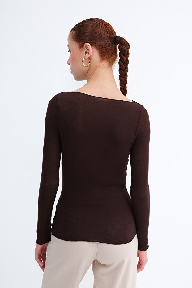 Basic Modal Kaşmir Bluz B1880 - 6