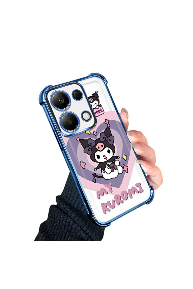 حافظة حماية من السيليكون الشفاف المتوافقة مع Poco M6 Pro 4G، مزودة بنمط - 3