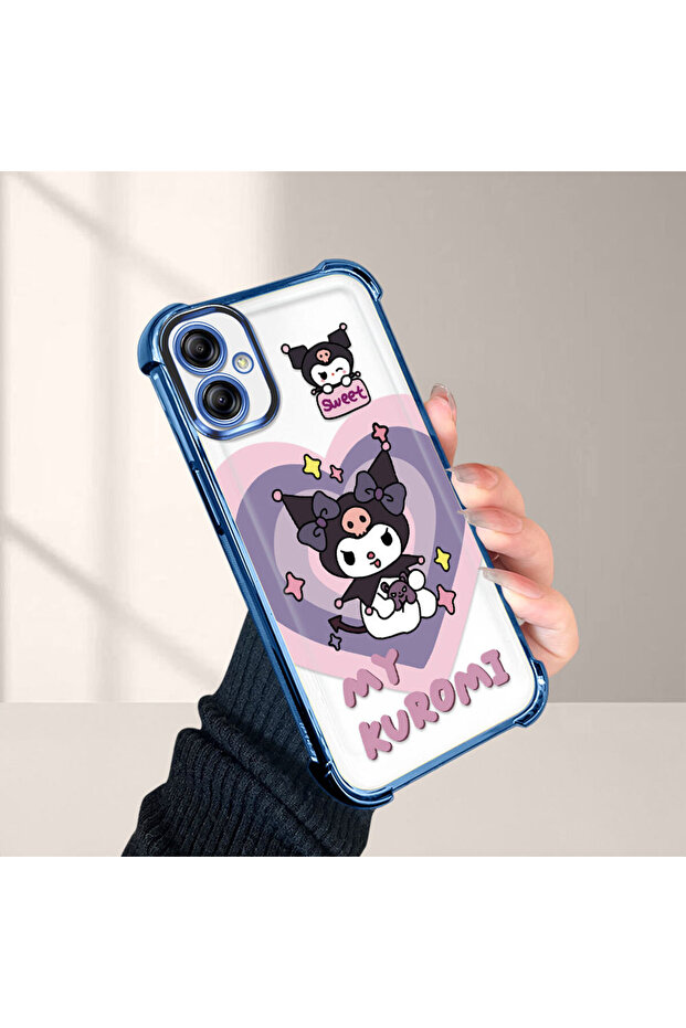 حافظة حماية من السيليكون الشفاف المتوافقة مع هاتف سامسونج جالاكسي A04e، مزودة بنمط - 1