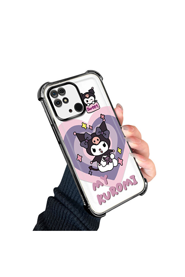 حافظة حماية من السيليكون الشفاف المتوافقة مع هاتف Redmi 10C، مزودة بنمط حماية - 3