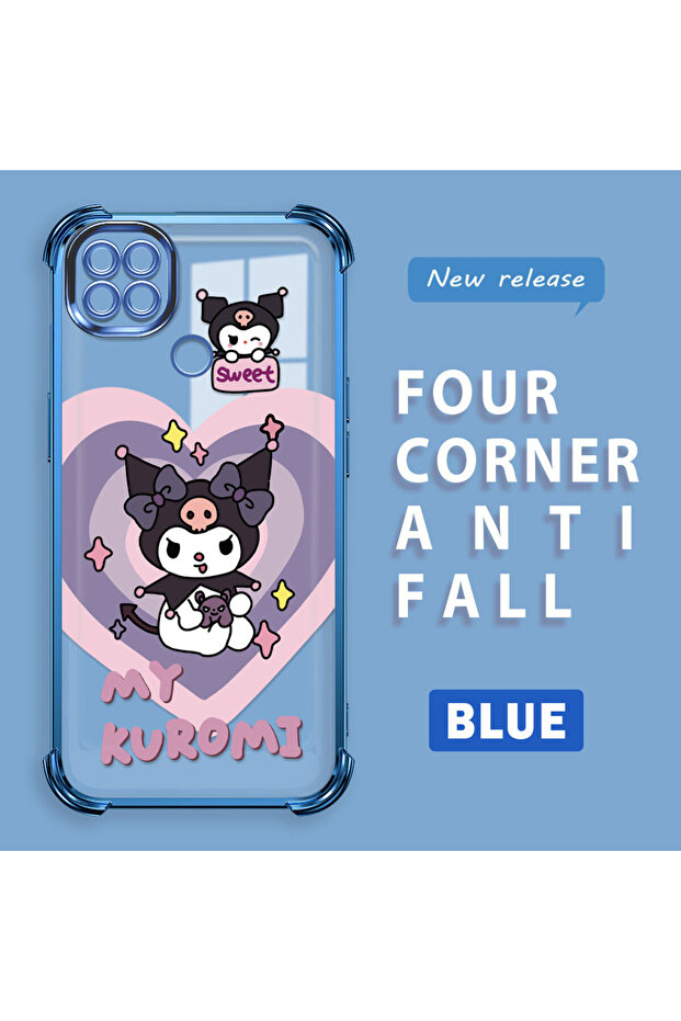 حافظة حماية من السيليكون الشفاف المتوافقة مع هاتف Redmi 9C، مزودة بنمط - 2