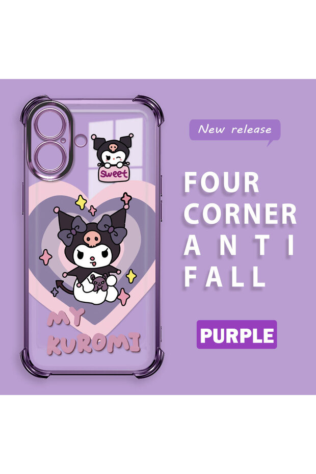 iPhone 16 Compatible Transparent Silicone Flutter Protective Case with Pattern - 2