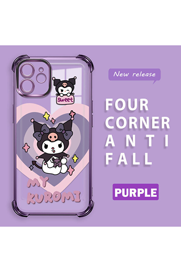 iPhone 12 Compatible Transparent Silicone Flutter Protective Case with Pattern - 2