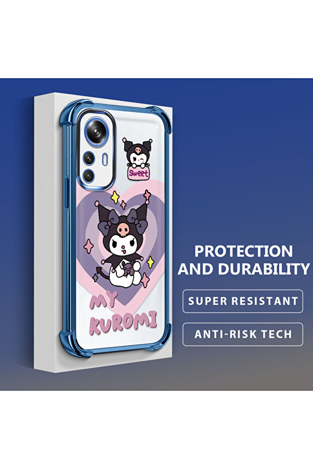 حافظة حماية من السيليكون الشفاف المتوافقة مع Mi 12T، مزودة بنمط حماية - 4