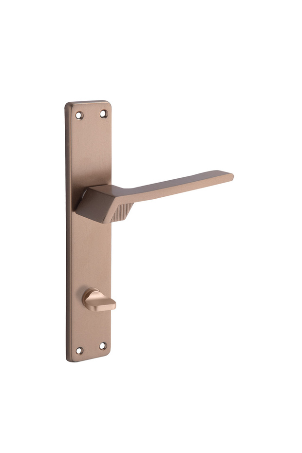Sun Door Handle Natural Bronze Mirrored Wc Right