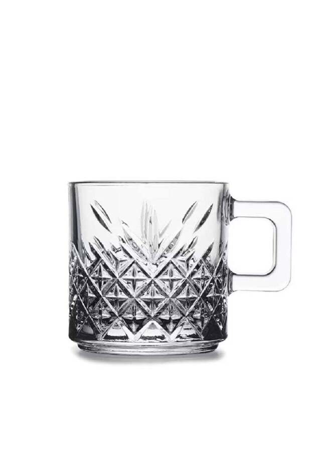 Pasabahce 2 Pieces Timeless Glass Mug Set 195 Ml Clear