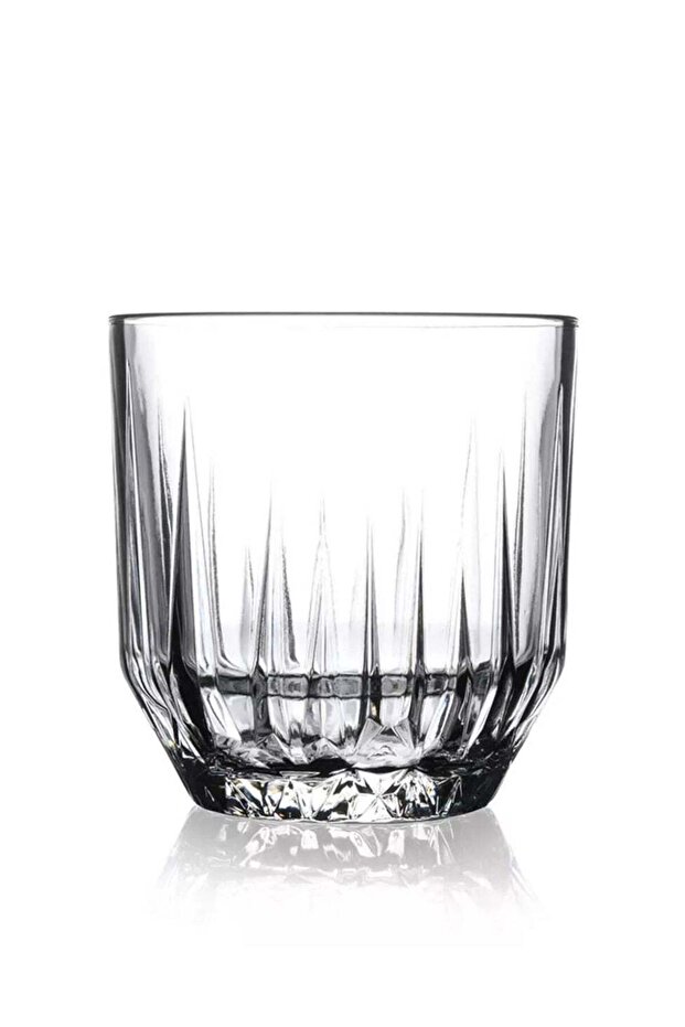 Pasabahce 6 Pieces Echo Whisky Tumbler, 300 Ml, 88 Mm Height, 84.5 Mm Diameter Clear