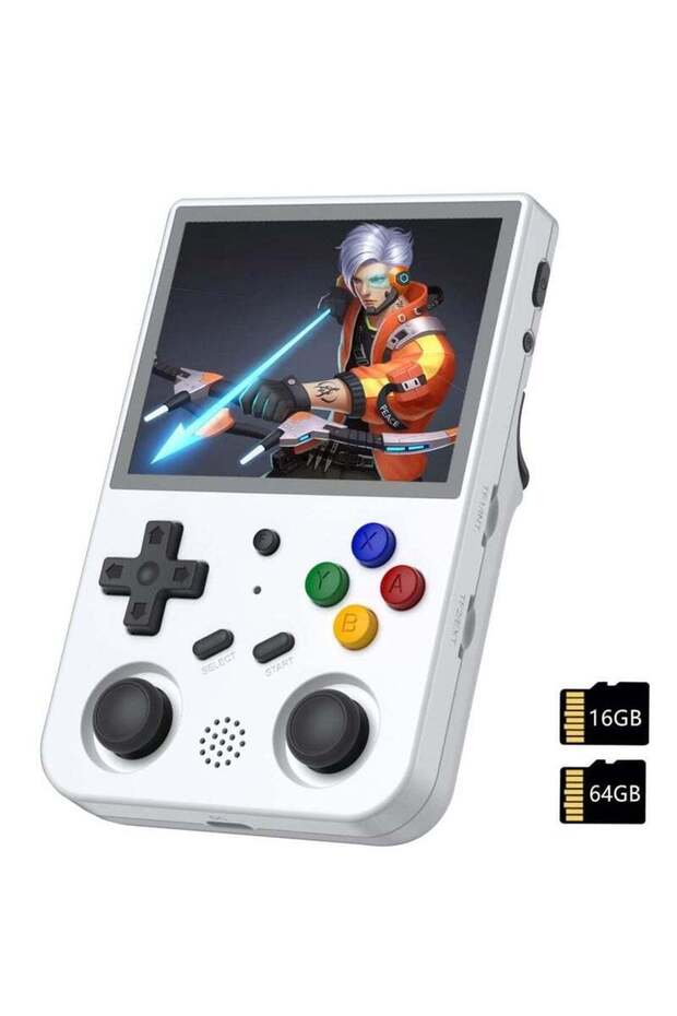 RG353V Retro Handheld Game Console Dual OS Android 11 & Linux, 4452 Games, 3.5'' IPS