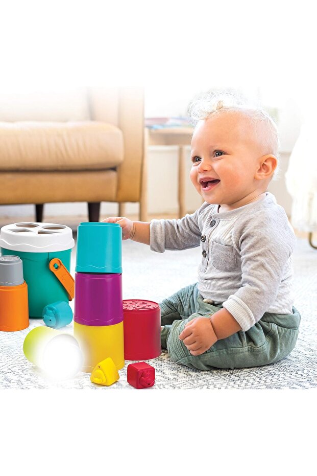 - Stack and Nest Shape Sorting Buckets - 3