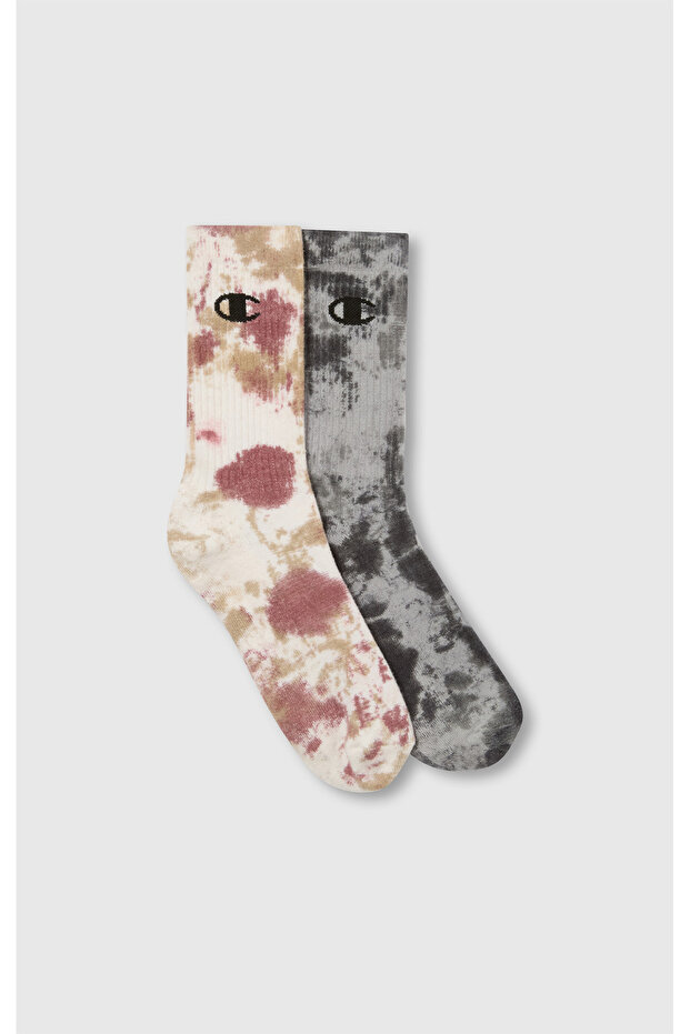 2pk crew socks جوارب بيضاء للجنسين - U20154-WW006