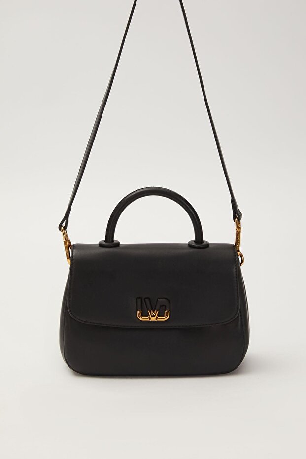 Black Lvd Logo Shoulder Bag