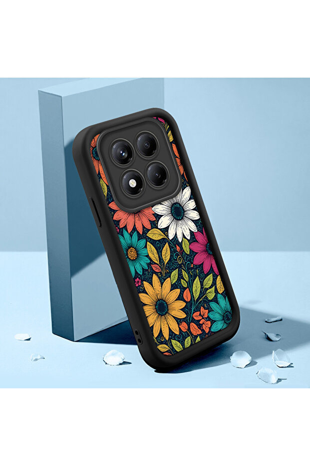 حافظة هاتف ريدمي نوت 14 برو بلس+ 5G متوافقة مع نمط أسود رقيق من السيليكون الناعم - 2