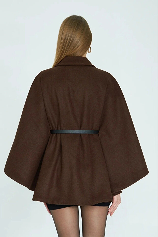 بونشو بني مع حزام - 3