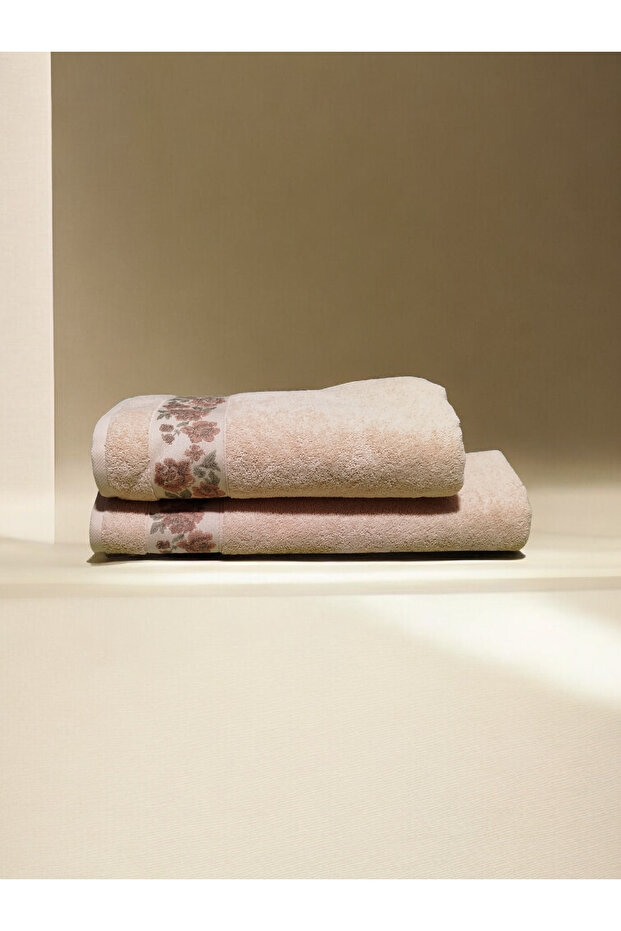 Gülizar 100% Cotton Bath Towel Set 50X90 and 90X150 Towels