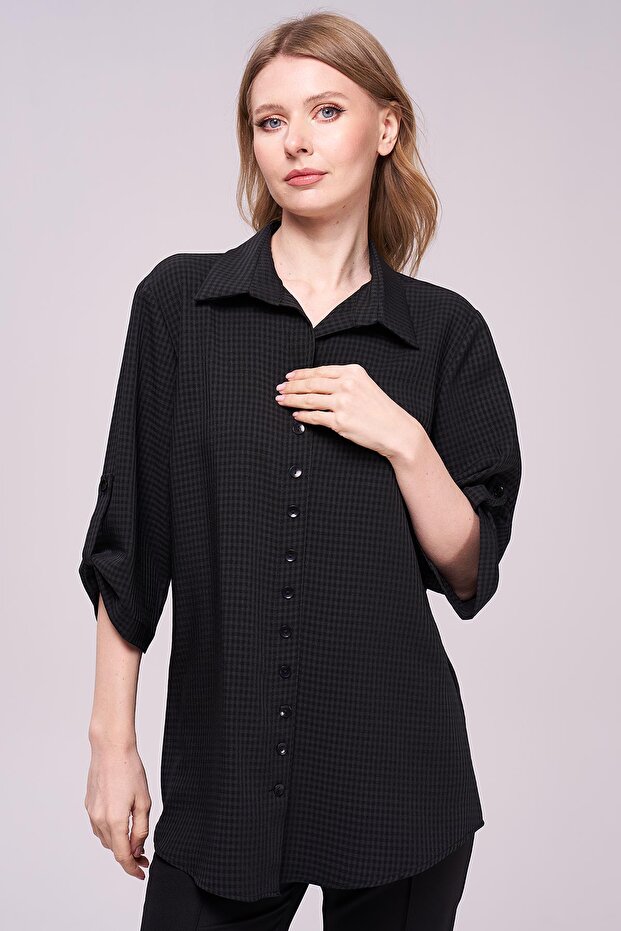 Ekose Gömlek-Bluz - 3