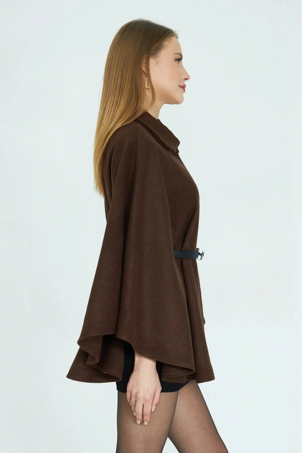 بونشو بني مع حزام - 5