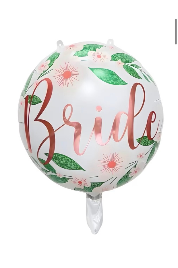 Round Bride Balloon Foil 18 Inch 2 Pieces