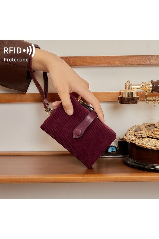 New Design Vintage Style Soft Quality Women's Handbag with Wristlet