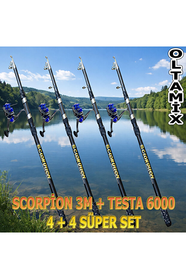 SCORPİON 3M & TESTA 6000 4+4 SÜPER SET