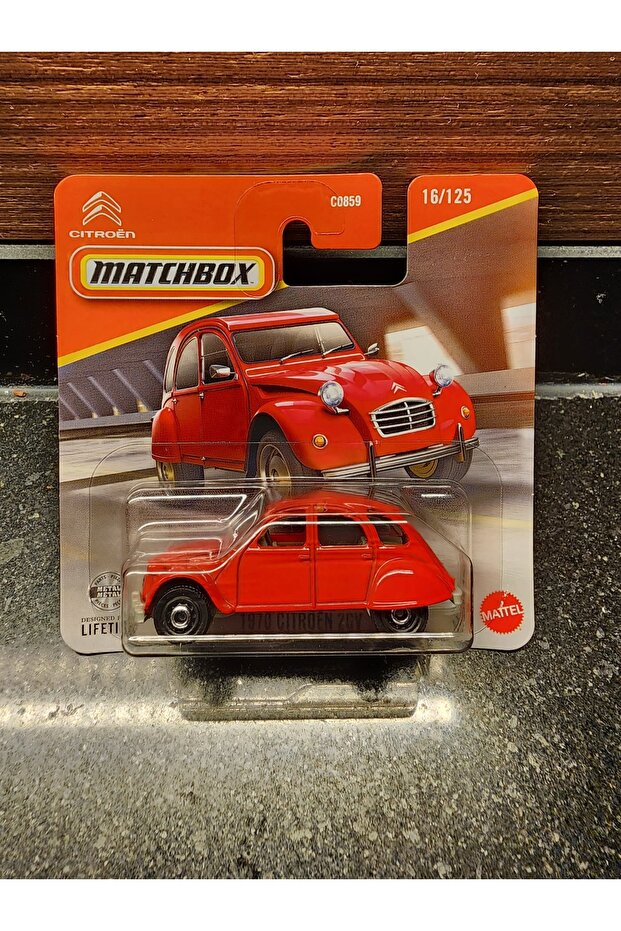 نموذج سيارة سيتروين 2CV موديل 1970 بمقياس 1/64 من ماتشبوكس لعام 2024