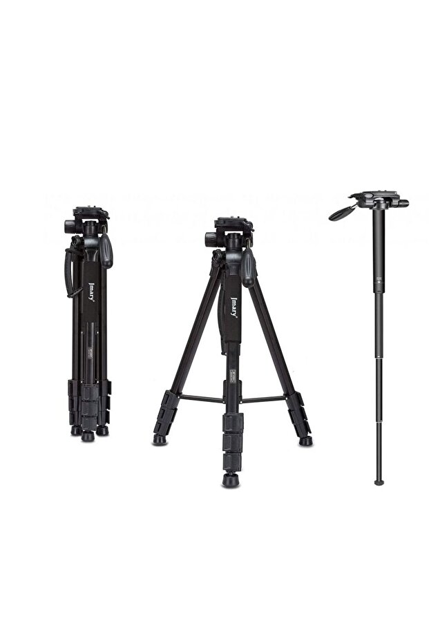 KP-2254 Professional Aluminum Tripod Monopod for All DSLR Cameras (Black)