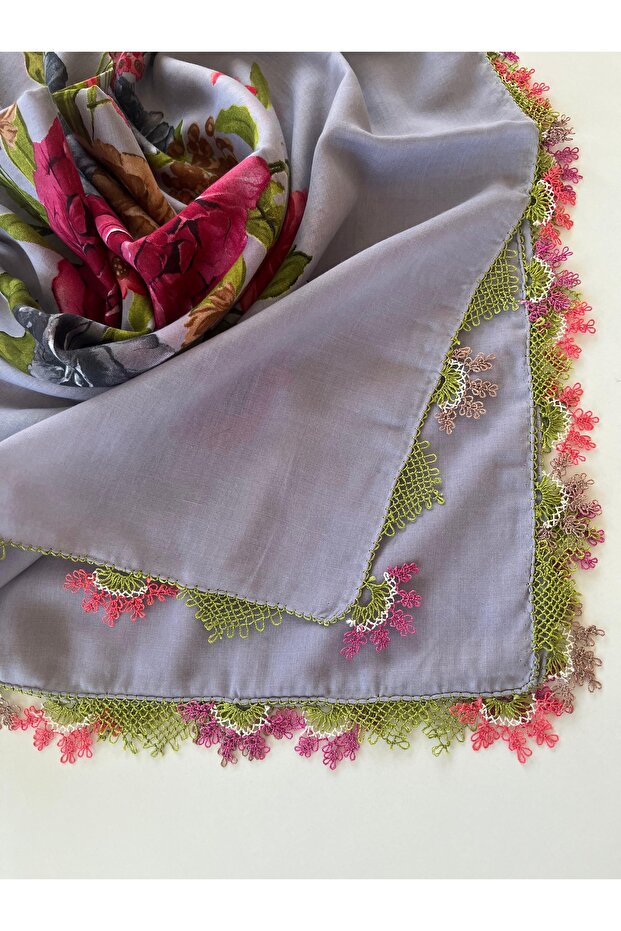 Handcrafted Needle Embroidered Writing/Needle Embroidery/Needle Work Yemeni/Handcrafted Cheesecloth/Head Cover