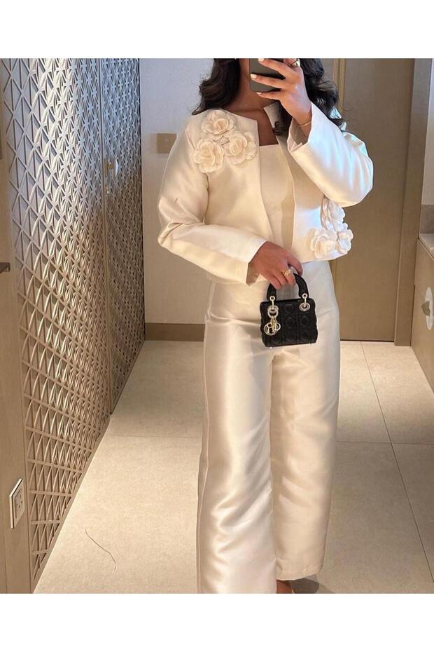 طقم افرهول مع جاكت ورد - 1