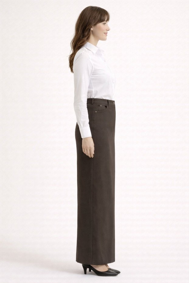 Long Full Length Pencil Skirt 105 Size