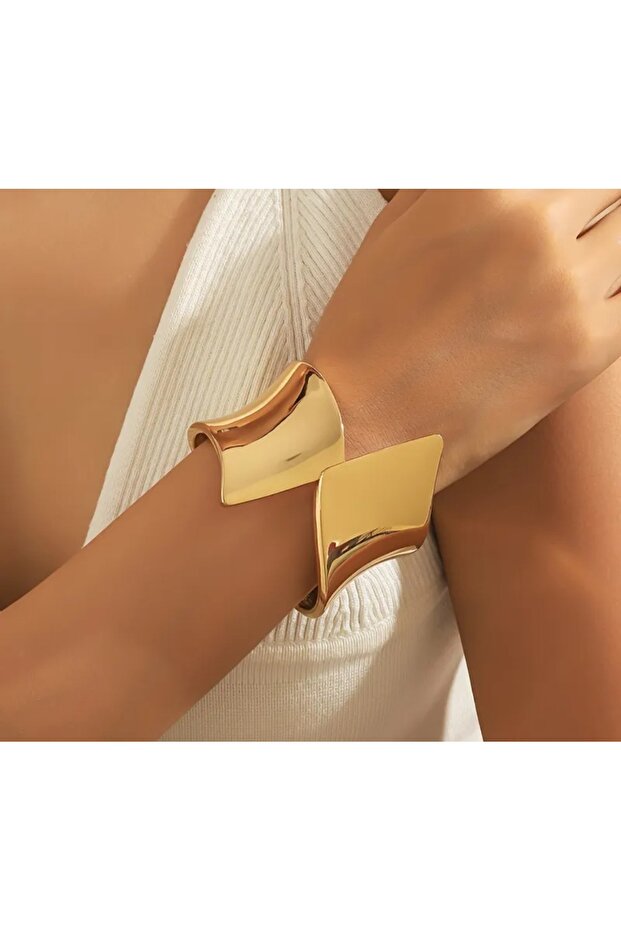 Paslanmaz Çelik Kalın Bileklik - 1